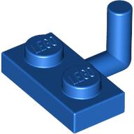 Plate Special 1 x 2 with Bar Up [Horizontal Arm 6mm] (Blue)