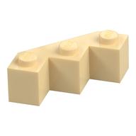 Brick Wedged 3 x 3 Facet (Tan)