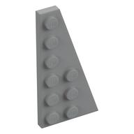 Wedge Plate 6 x 3 Right (Light Bluish Gray)