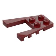 Wedge Plate 4 x 4 with 2 x 2 Cutout (Dark Red)