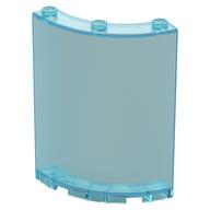 Panel 4 x 4 x 6 Quarter Cylinder (Trans-Light Blue)