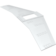 Wing Plate 20 x 56 with 6 x 10 Opening (White)