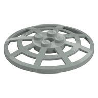 Dish 6 x 6 Inverted, Radar / Webbed [Anti-studs at 90°] (Light Gray)