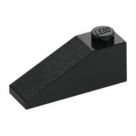 Brick Sloped 33° 3 x 1 (Black)
