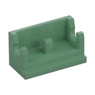 Hinge Brick 1 x 2 Base (Sand Green)