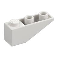 Brick Sloped Inverted 33° 3 x 1 with Internal Stopper and No Front Stud Connection (White)