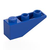 Brick Sloped Inverted 33° 3 x 1 with Internal Stopper and No Front Stud Connection (Blue)