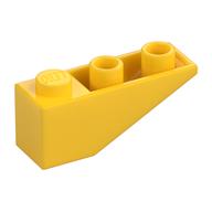 Brick Sloped Inverted 33° 3 x 1 with Internal Stopper and No Front Stud Connection (Yellow)