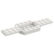 Vehicle Base 4 x 12 x 3/4 with 4 x 2 Recessed Center with Smooth Underside (White)