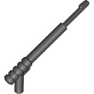 Weapon Spear Gun with Rounded Trigger and Thin Spear Base (Black)