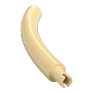 Animal Body Part / Plant, Tail / Neck / Branch / Trunk, Middle Section with Pin, Round Pin Hole (Tan)