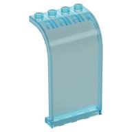 Panel 3 x 4 x 6 Curved Top (Trans-Light Blue)