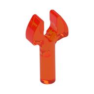Bar 1L with Clip [Cut Edges and One Side Hole] [Gap in Clip] (Trans-Neon Orange)