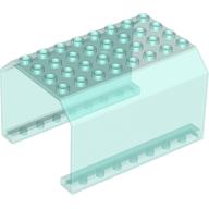 Aircraft Fuselage Angular Top 6 x 8 x 4 (Trans-Light Blue)