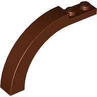 Brick Arch 1 x 6 x 3 1/3 Curved Top (Reddish Brown)