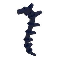 Plant / Creature Body Part, Vine / Tail / Tentacle / Bionicle Spine, Spiky (Dark Blue)