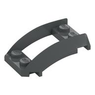 Wheel Arch, Curved Wedge 4 x 3 with 2 x 2 Opening and 4 Studs (Dark Bluish Gray)