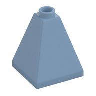 Brick Sloped 75° 2 x 2 x 2 Quadruple Convex (Sand Blue)