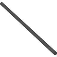 Hose Rigid 3mm D. 15L / 12cm (Black)