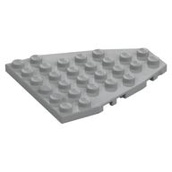 Wedge Plate 7 x 6 Boat Bow with Stud Notches (Light Bluish Gray)