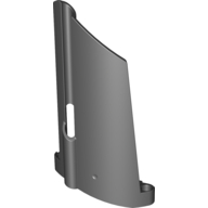 Technic Panel Fairing #20 Large Long, Small Hole, Side A (Black)