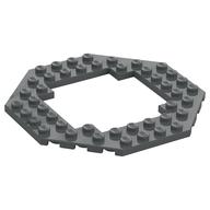 Plate Special 10 x 10 Octagonal Opening (Dark Bluish Gray)