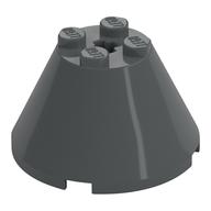 Cone 4 x 4 x 2, Axle Hole [Plain] (Dark Bluish Gray)