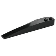 Brick Wedged, Curved 10 x 3 Right (Black)