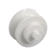 Wheel Centre Small with Stub Axles (Pulley Wheel) (White)