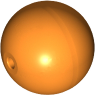 Projectile, Large Figure Weapon, Zamor Sphere / Ball (Trans-Orange)