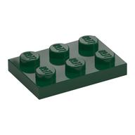Plate 2 x 3 (Dark Green)
