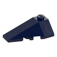 Brick Wedged, Sloped 4 x 2 Triple Left (Dark Blue)