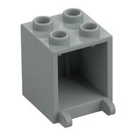 Box 2 x 2 x 2 [Hollow Studs] (Light Gray)