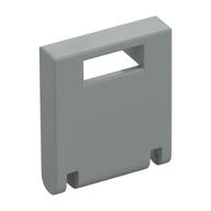 Box 2 x 2 x 2 Door with Slot (Light Gray)