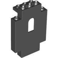 Panel 2 x 5 x 6 Wall with Arched Window (Black)