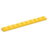 Plate 1 x 10 (Yellow)
