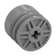 Wheel 18mm x 14mm with Axle Hole, Fake Bolts and Shallow Spokes (Light Bluish Gray)
