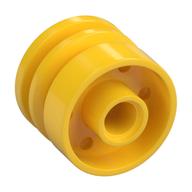 Wheel 18 x 14 with Pin Hole, Fake Bolts and Shallow Spokes (Yellow)