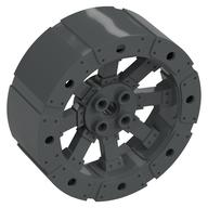 Wheel Wagon Viking with 12 Holes [7 Studs Diameter] (Dark Bluish Gray)