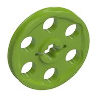 Technic Wedge Belt Wheel [aka Pulley] (Lime)