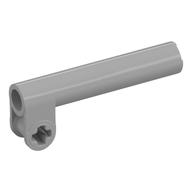 Technic Axle and Pin Connector, Perpendicular with Extension (Pearl Light Gray)