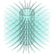 Street Sweeper Brush (Trans-Light Blue)