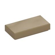 Tile 1 x 2 with Groove (Dark Tan)