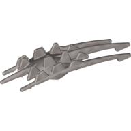 Large Figure Weapon Claw, Barraki Protosteel Tri-Talon (Pearl Light Gray)