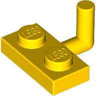 Plate Special 1 x 2 with Bar Up [Horizontal Arm 6mm] (Yellow)
