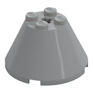 Cone 4 x 4 x 2, Axle Hole [Plain] (Light Bluish Gray)