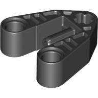 Technic Connector Block 3 x 3 Triangular with Axle, and Axle Hole (Black)