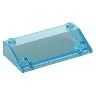 Brick Sloped 33° 3 x 6 No Inner Walls (Trans-Light Blue)