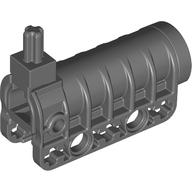 Launcher, Technic Competition Cannon Flat Bottom [Complete Assembly] (Dark Bluish Gray)