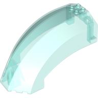 Windscreen 12 x 6 x 6 Curved (Trans-Light Blue)